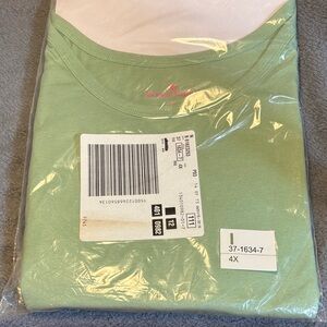 Woman Within Mint Green Top